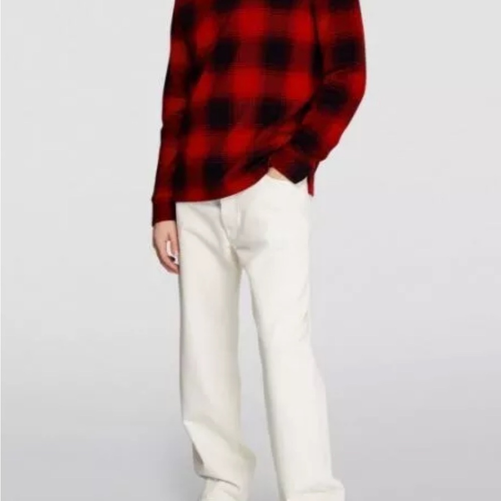 Polo Ralph Lauren tartan estate half zip pullover sweater men’s sz XL